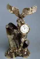 Часы каминные Орел на морионе